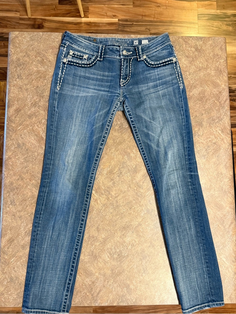 Vintage Miss Me Low Rise Skinny Jean - Size 30